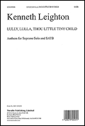 Lully Lulla Thou Little Tiny Child SATB choral sheet music cover